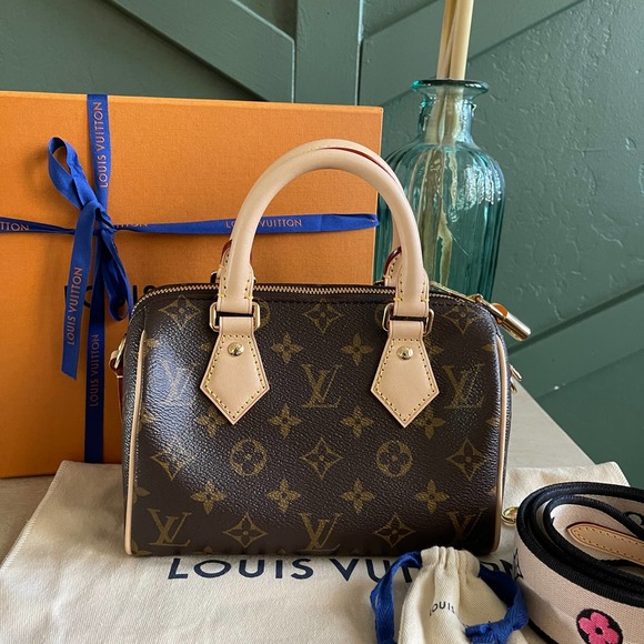 ❌SOLD❌NEW Louis Vuitton Speedy Bandouliere 20 Monogram Strap Black M45957 - Picture 2 of 14